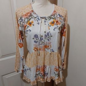 🌺 Like New American Eagle Boho Style Blouse